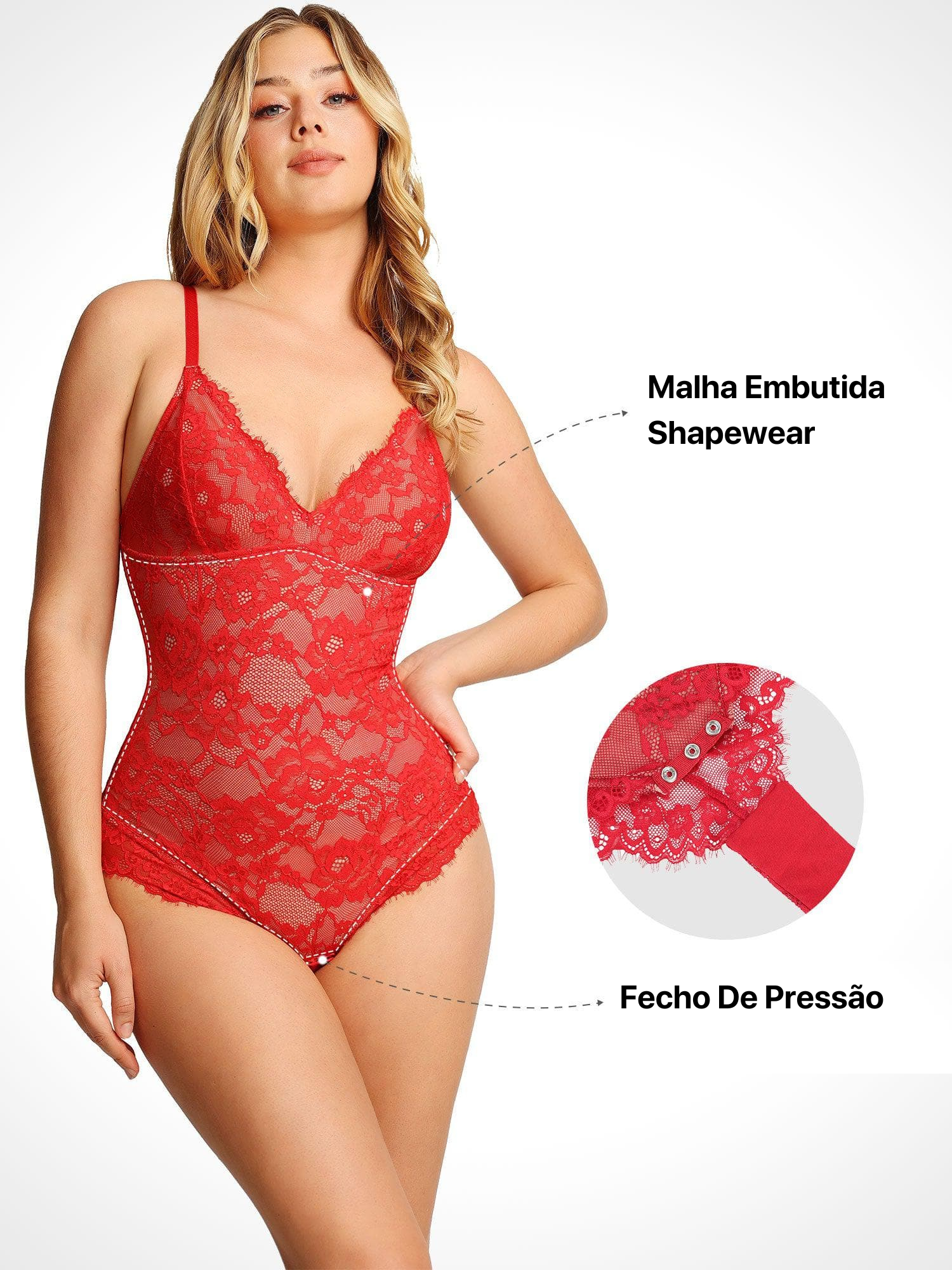 Body de Renda - Sensual e Confortável