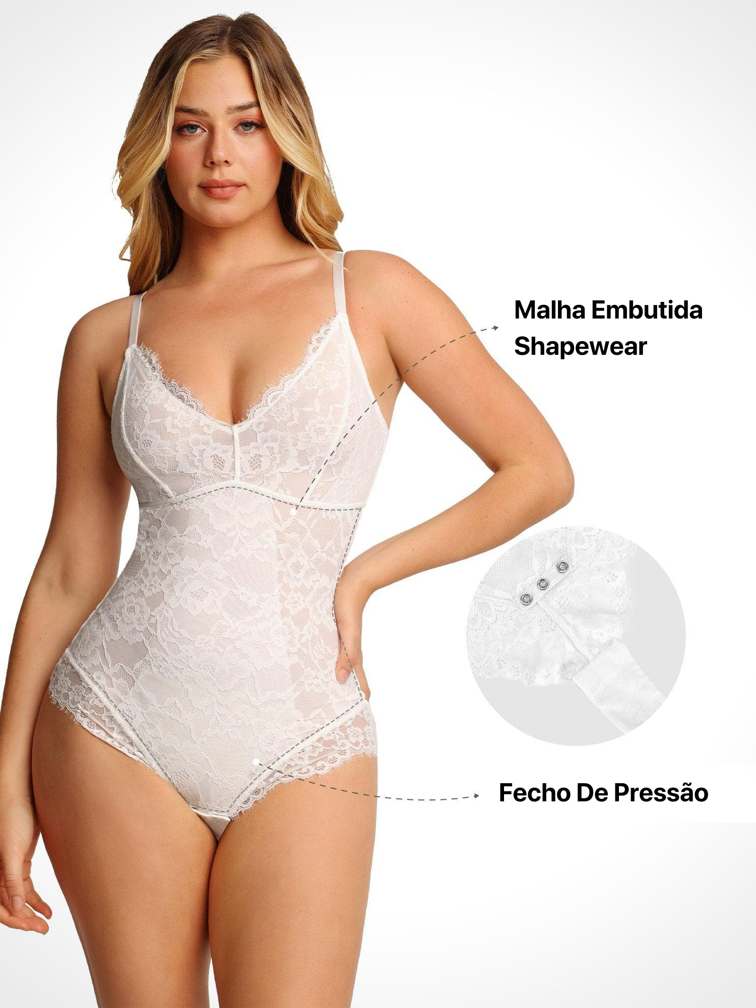 Body de Renda - Sensual e Confortável